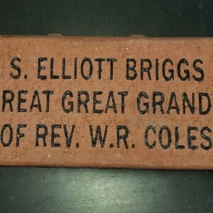 Engraved Brick